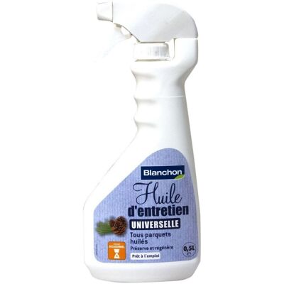 Huile d'entretien universelle Blanchon - 0,5L Spray - Huile de Maintenance - Publicité Huile d'entretien universelle Blanchon - 0,5L Spray - Huile de Maintenance - Publicité