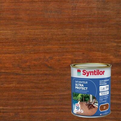 SYNTILOR Ultra protect saturateur - Teck - Mat - 0,75 L - Publicité SYNTILOR Ultra protect saturateur - Teck - Mat - 0,75 L - Publicité