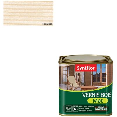 Syntilor Vernis Bois Extérieur 0,75L - Varnish Pour Bois - Publicité Syntilor Vernis Bois Extérieur 0,75L - Varnish Pour Bois - Publicité