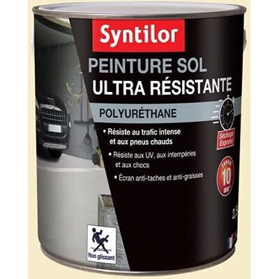 Peinture sol satinée Syntilor - 2,5L - Protection intérieure & extérieure - Publicité Peinture sol satinée Syntilor - 2,5L - Protection intérieure & extérieure - Publicité