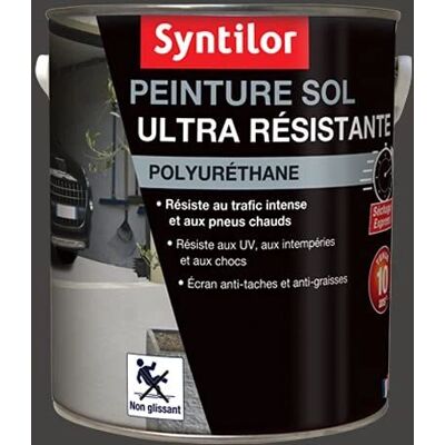 Peinture pour sol satin asphalt Syntilor - Peinture pour sols - Publicité Peinture pour sol satin asphalt Syntilor - Peinture pour sols - Publicité
