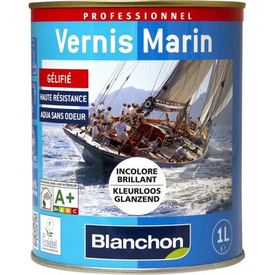 Vernis en gel Blanchon 1L - Marine, Résistant UV, Intérieur/Extérieur - Publicité Vernis en gel Blanchon 1L - Marine, Résistant UV, Intérieur/Extérieur - Publicité