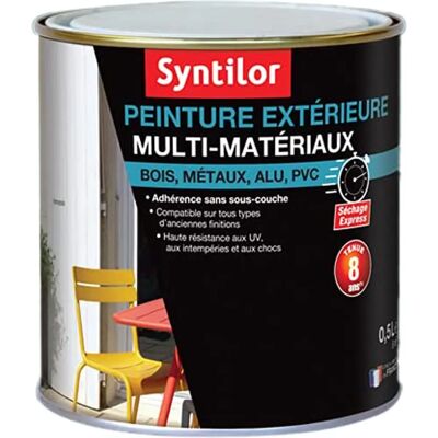 Peinture extérieure satinée vert vasque - Marque: Syntilor - Publicité Peinture extérieure satinée vert vasque - Marque: Syntilor - Publicité