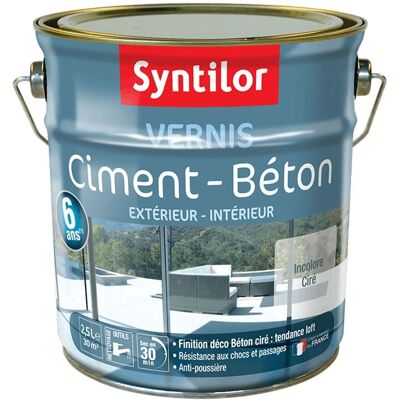 Pintura de cemento Syntilor - Acabado satinado - Interior/Exterior - 2,5L Pintura de cemento Syntilor - Acabado satinado - Interior/Exterior - 2,5L