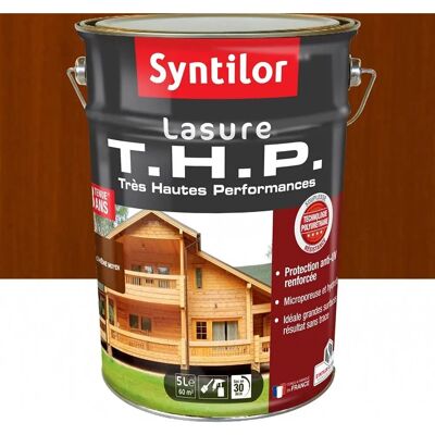 Lasur Syntilor - Chêne moyen anti-UV - 8 ans 5L - Publicité Lasur Syntilor - Chêne moyen anti-UV - 8 ans 5L - Publicité