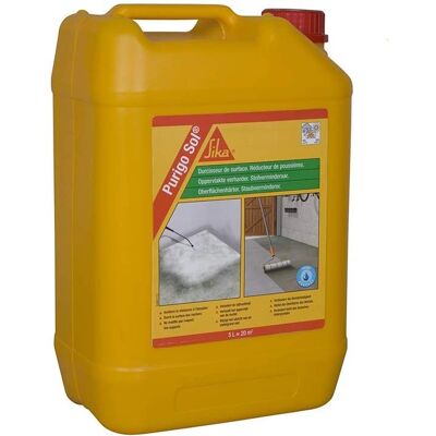 Sika - Indurente pour surfaces antipoussière Purigo Sol - Incolore - 5L Sika - Indurente pour surfaces antipoussière Purigo Sol - Incolore - 5L