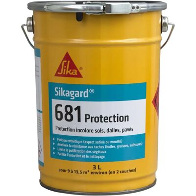 Protección de Suelos Incolora SIKA Sikagard 681 - 3L Protección de Suelos Incolora SIKA Sikagard 681 - 3L