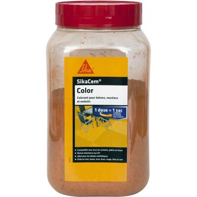 Sika Cem Color - Ocre - 400g - Colorante in polvere per cemento, calce, gesso Sika Cem Color - Ocre - 400g - Colorante in polvere per cemento, calce, gesso