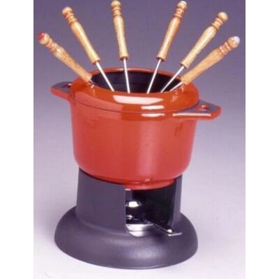 Invicta 100303 Ensemble à Fondue en Fonte - 1,1 L, Rouge et Noir - Pour Bourgogne & Savoie - Publicité Invicta 100303 Ensemble à Fondue en Fonte - 1,1 L, Rouge et Noir - Pour Bourgogne & Savoie - Publicité
