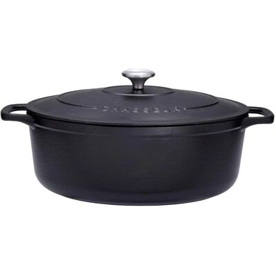 Cocotte en fonte émaillée ovale 33cm - Publicité Cocotte en fonte émaillée ovale 33cm - Publicité