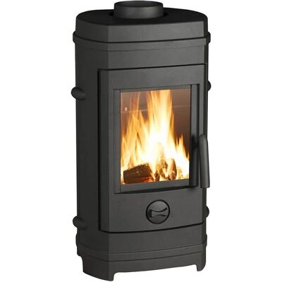 Poêle à bois en fonte Invicta Remilly 7kW - Design moderne Chauffage efficace - Publicité Poêle à bois en fonte Invicta Remilly 7kW - Design moderne Chauffage efficace - Publicité
