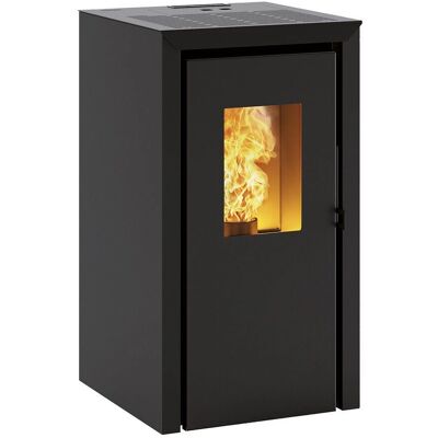 Stufa a pellet Invicta Bassano 4,2kW - Nero Stufa a pellet Invicta Bassano 4,2kW - Nero