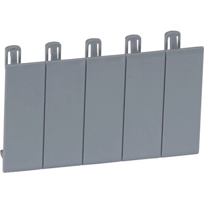 Accessoire de tableau de distribution Legrand 001961 gris foncé pour 5 modules - Publicité Accessoire de tableau de distribution Legrand 001961 gris foncé pour 5 modules - Publicité