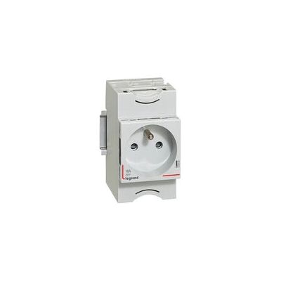 Legrand 004280 Toma de corriente - Estándar francés, 16A, Gris Legrand 004280 Toma de corriente - Estándar francés, 16A, Gris