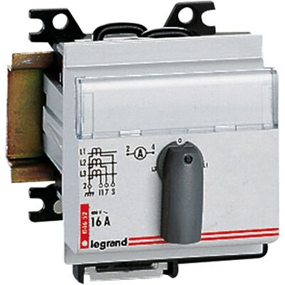 Legrand 4652 Elektrischer Zähler - 4-Positionen Drehschalter - Spannungsmessung Legrand 4652 Elektrischer Zähler - 4-Positionen Drehschalter - Spannungsmessung