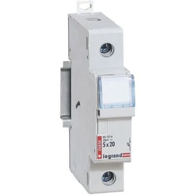 Legrand 005800 Automatsäkring - 1P, 5x20mm, Säkringsdelare Legrand 005800 Automatsäkring - 1P, 5x20mm, Säkringsdelare
