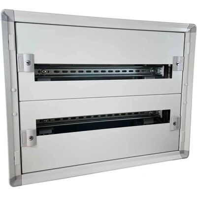 Armoire de surface métallique Legrand 020002 XL3 160 2 rangées 48 mod - Armoire de distribution électrique - Publicité Armoire de surface métallique Legrand 020002 XL3 160 2 rangées 48 mod - Armoire de distribution électrique - Publicité
