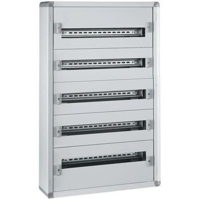 Armario de distribución XL3 160 de Legrand - 5 filas, 120 módulos, metálico Armario de distribución XL3 160 de Legrand - 5 filas, 120 módulos, metálico