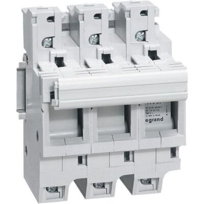Legrand 021504 Disjoncteur Sectionnable - 3P, Gris, Certifié IEC 60269-2 - Publicité Legrand 021504 Disjoncteur Sectionnable - 3P, Gris, Certifié IEC 60269-2 - Publicité