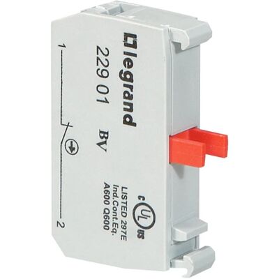Legrand Modell 022901 - Kontaktblock - 600V AC - NC - Schraubklemmen Legrand Modell 022901 - Kontaktblock - 600V AC - NC - Schraubklemmen