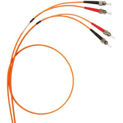 Legrand 033080 Kabel światłowodowy - OM2 wielomodowy, duplex ST/ST - 1m Legrand 033080 Kabel światłowodowy - OM2 wielomodowy, duplex ST/ST - 1m