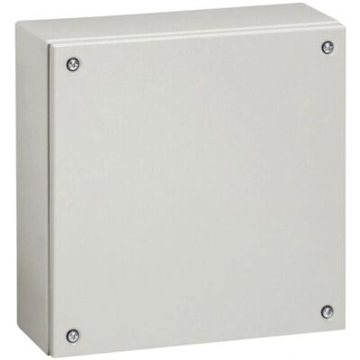Legrand 035612 - Boîte de jonction métallique industrielle 400x400x120 IP66 - Publicité Legrand 035612 - Boîte de jonction métallique industrielle 400x400x120 IP66 - Publicité