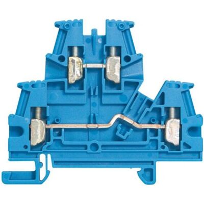 Legrand 037108 Bloc de jonction - Bleu - 2 étages - 4mm2 - Publicité Legrand 037108 Bloc de jonction - Bleu - 2 étages - 4mm2 - Publicité