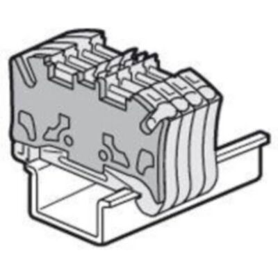 Legrand 037590 Bornier terminale - Sectionnable, Gris - Pas de 6mm - Publicité Legrand 037590 Bornier terminale - Sectionnable, Gris - Pas de 6mm - Publicité