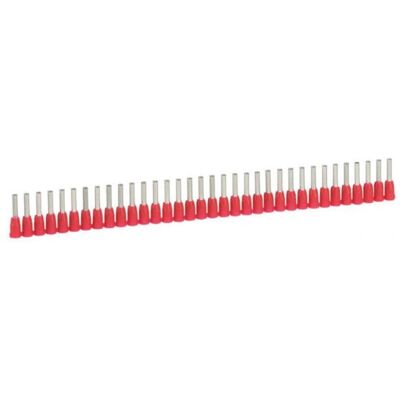 Legrand 37663 Red Electrical Terminal - 1mm² - Simple Strip Legrand 37663 Red Electrical Terminal - 1mm² - Simple Strip