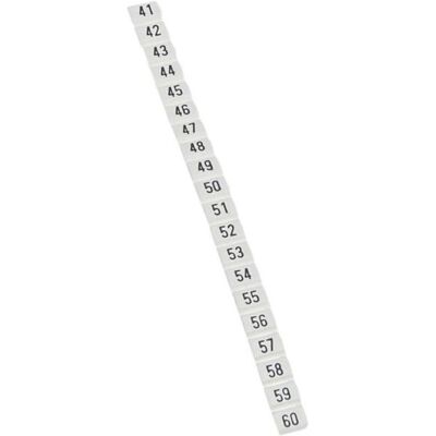 Legrand 038152 Kabelkennzeichnung - 41-60, 0,5-1,5mm² - Kabelmarkierer Legrand 038152 Kabelkennzeichnung - 41-60, 0,5-1,5mm² - Kabelmarkierer