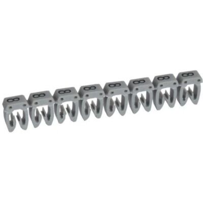 Legrand 038218 Kabelkennzeichnung - 0,5-1,5 mm², Nummer 8, Grau - Kabelkennzeichnung Legrand 038218 Kabelkennzeichnung - 0,5-1,5 mm², Nummer 8, Grau - Kabelkennzeichnung