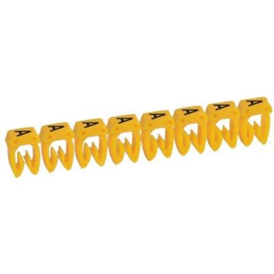 Marqueur de câble Legrand 038300 - Plastique, Jaune, 300 pcs - Publicité Marqueur de câble Legrand 038300 - Plastique, Jaune, 300 pcs - Publicité