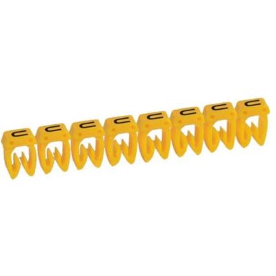 Marqueur de câble Legrand 038320 - Nylon 66 Jaune 300 pcs - Publicité Marqueur de câble Legrand 038320 - Nylon 66 Jaune 300 pcs - Publicité