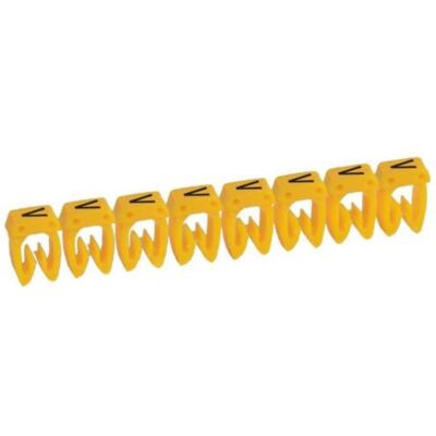 Marqueur de câble Legrand 038351 - Nylon 66, Jaune et Noir, 300 pcs - Publicité Marqueur de câble Legrand 038351 - Nylon 66, Jaune et Noir, 300 pcs - Publicité