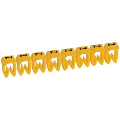 Legrand 038385 Oznaczenie kabli - Żółte - Rozmiar 4-6mm² - Identyfikacja kabli Legrand 038385 Oznaczenie kabli - Żółte - Rozmiar 4-6mm² - Identyfikacja kabli