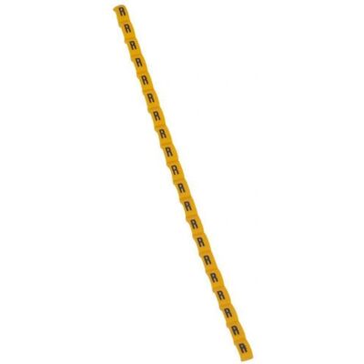 Legrand 038427 Marqueur de câble jaune - Lettre R - 600 pcs - Publicité Legrand 038427 Marqueur de câble jaune - Lettre R - 600 pcs - Publicité