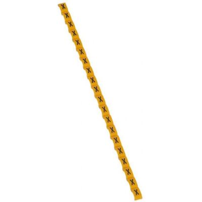 Marqueur de câble Legrand 038433 - Code couleur international - Lettre X - 600 pcs - Publicité Marqueur de câble Legrand 038433 - Code couleur international - Lettre X - 600 pcs - Publicité