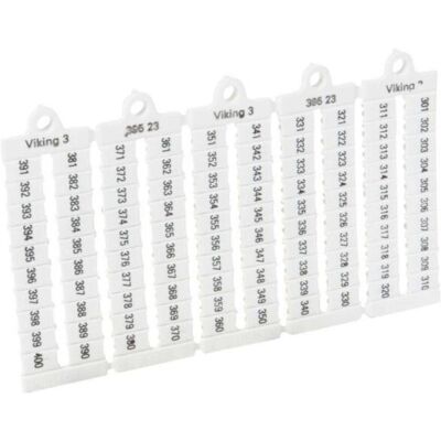 Legrand 039523 Marqueur de câble - Numéros 301-400 - Horizontal - Pas 6mm - Blanc - Publicité Legrand 039523 Marqueur de câble - Numéros 301-400 - Horizontal - Pas 6mm - Blanc - Publicité