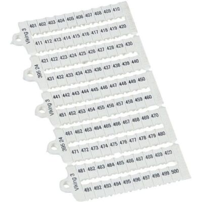 Legrand 039524 Marqueur de câble - 401-500 - Horizontal - Pas 6mm - Blanc - Marqueur de câble - Publicité Legrand 039524 Marqueur de câble - 401-500 - Horizontal - Pas 6mm - Blanc - Marqueur de câble - Publicité