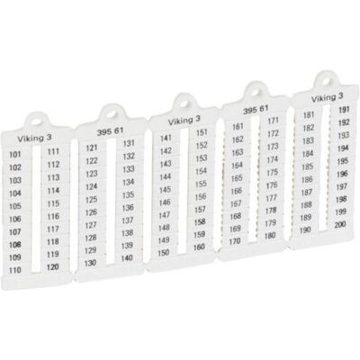Legrand 039561 Kabelmærke - Trin 5mm - 101-200 Legrand 039561 Kabelmærke - Trin 5mm - 101-200