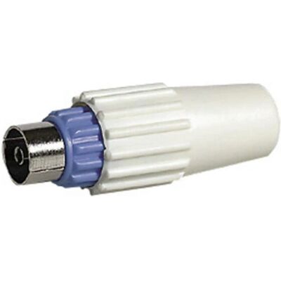 Legrand 050010 Connecteur coaxial - Connecteur coaxial, Diamètre 9,52 mm, Pour TV et réseaux domestiques, Fiche femelle - Publicité Legrand 050010 Connecteur coaxial - Connecteur coaxial, Diamètre 9,52 mm, Pour TV et réseaux domestiques, Fiche femelle - Publicité