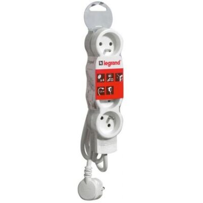 Legrand 050055 Extension électrique - 4 prises Protection contre surtensions - Publicité Legrand 050055 Extension électrique - 4 prises Protection contre surtensions - Publicité