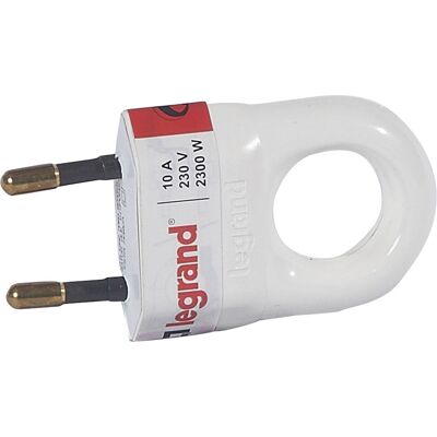 Legrand 50312 Witte 10A Stekker - Stekker Legrand 50312 Witte 10A Stekker - Stekker