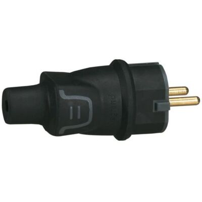 Adaptateur de prise Legrand 050342, 16A, IP44, Noir - Publicité Adaptateur de prise Legrand 050342, 16A, IP44, Noir - Publicité