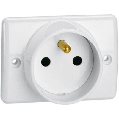 Legrand 050860 Prise blanche - Socket Outlet - Publicité Legrand 050860 Prise blanche - Socket Outlet - Publicité