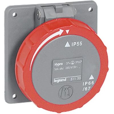 Legrand 051150 Prise IP66/67 - 400V - Plastique - Publicité Legrand 051150 Prise IP66/67 - 400V - Plastique - Publicité
