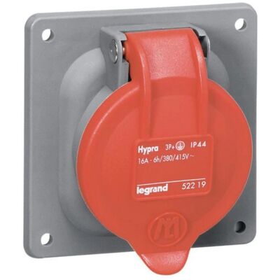 Prise électrique Legrand 052219 - IP44 16A 3P+T - Publicité Prise électrique Legrand 052219 - IP44 16A 3P+T - Publicité