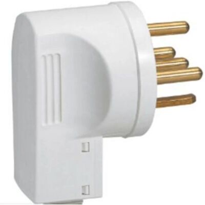 Legrand 055157 Adaptateur de Prise - 20A, Europe, Blanc - Publicité Legrand 055157 Adaptateur de Prise - 20A, Europe, Blanc - Publicité