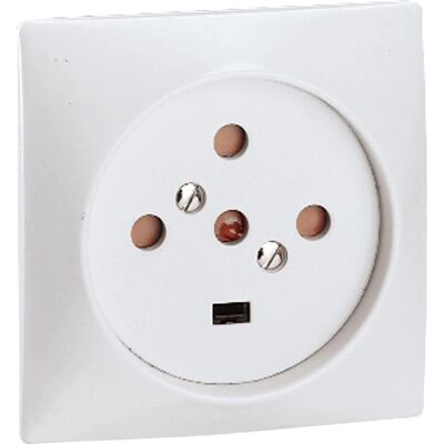 Legrand 055427 Prise - 3P+N+T, Blanc - Publicité Legrand 055427 Prise - 3P+N+T, Blanc - Publicité