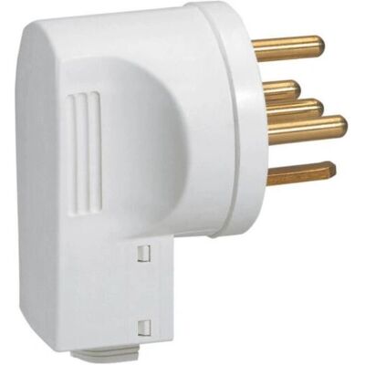 Adaptador de Enchufe Legrand 055807 - 3P+N+T, 32A, Blanco Adaptador de Enchufe Legrand 055807 - 3P+N+T, 32A, Blanco